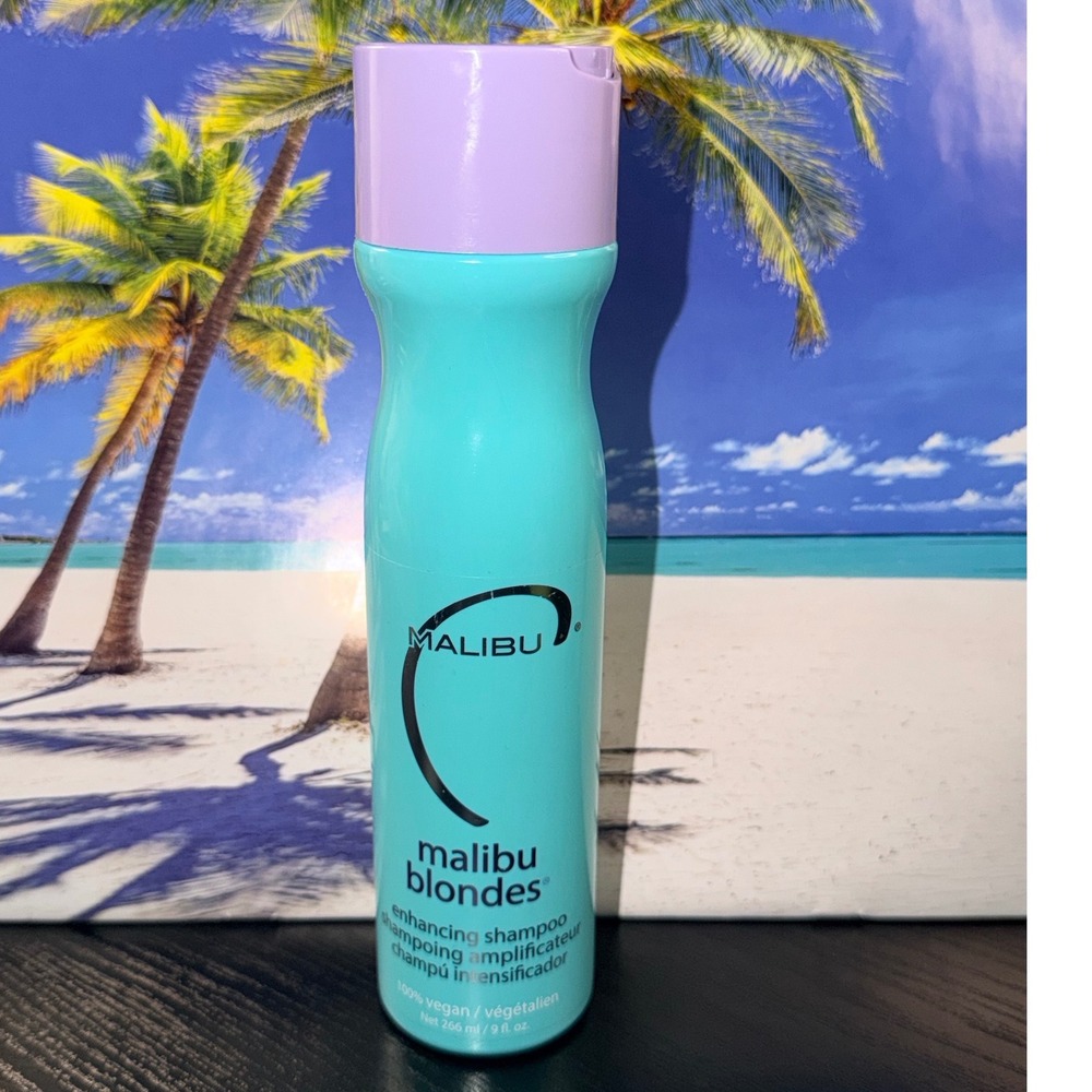 Malibu C Malibu Blondes Enhancing Shampoo 9oz Vegan Color Care for Blonde Hair
